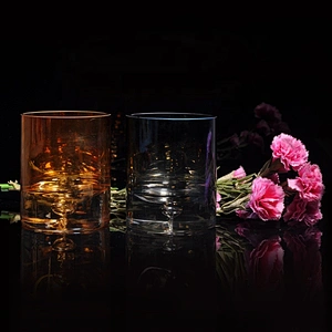 Wholesales luxury crystal glass candle jar 8oz 10oz