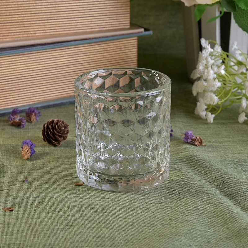 Crystal tealight glass candle holder home decoration wholesale