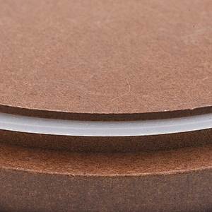 Round wooden lid for glass candle jar wholesales