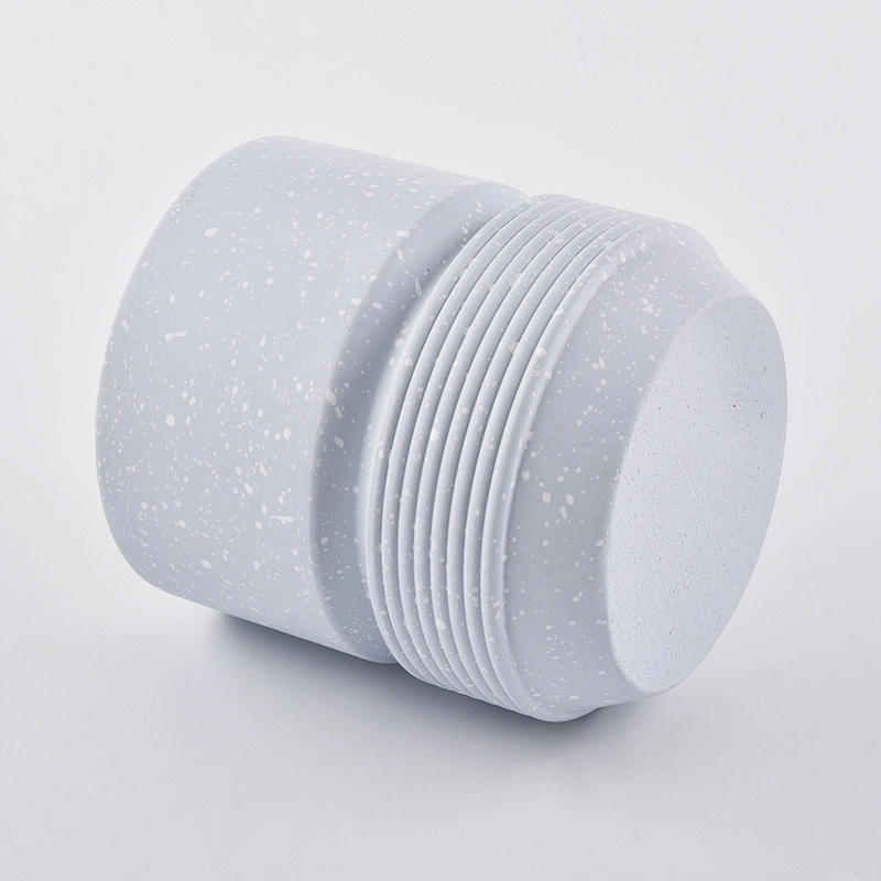 410ml colorful concrete candle holders for home decor