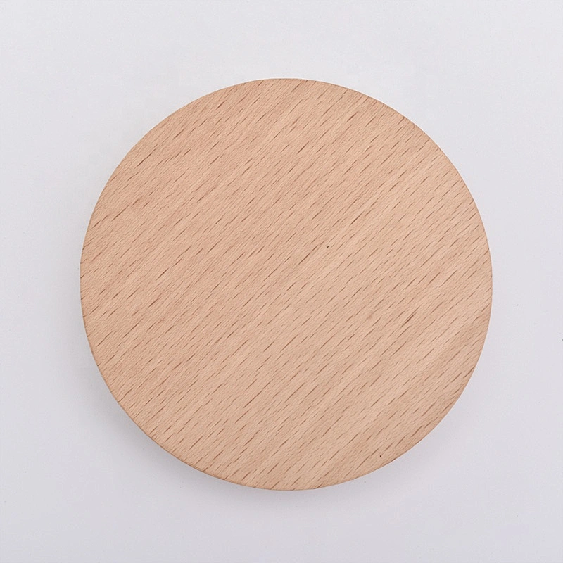 Custom wooden lids for candle container wholesale