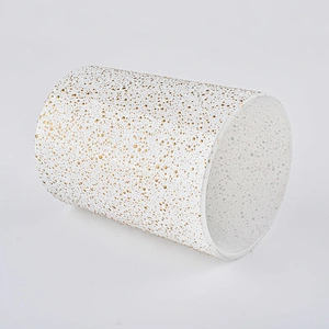 Factory Hand Made decoration candle holder with Lid for wedding centerpieces
