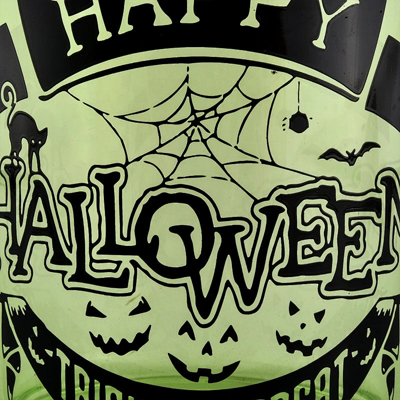 8oz 9oz 10oz Sunny empty halloween color custom glass candle holders