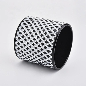 Handmade cylinder candle holder glass votive candle jars home decoration use