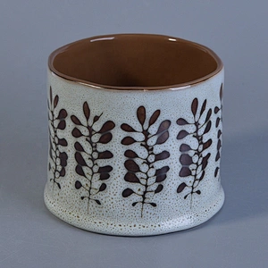 Luxury ceramic candle jars votive candle tin wedding centerpieces