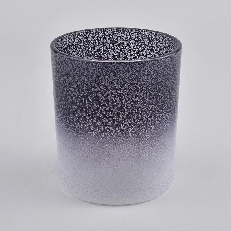 colorful glass candle jars in bulk