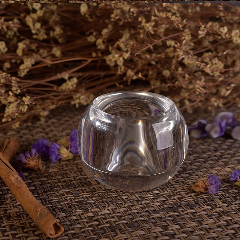 Clear customized candle jar glass candle tins wholesales