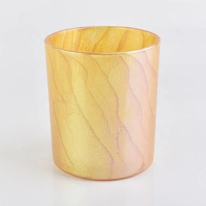 luxury decorative glass candle jar supplier