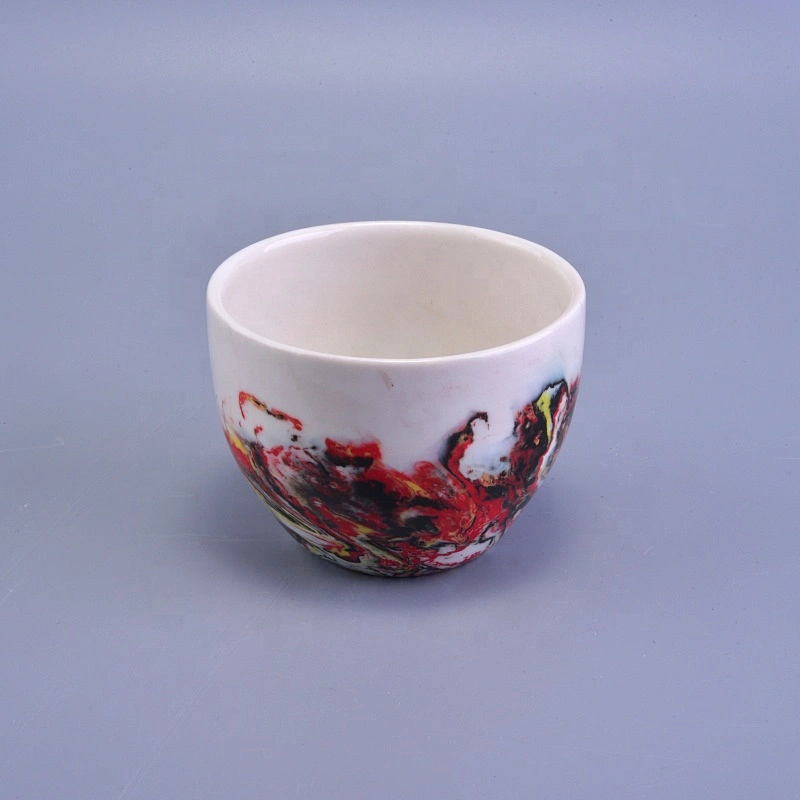300ml Vintage ceramic scented candle cup wholesales
