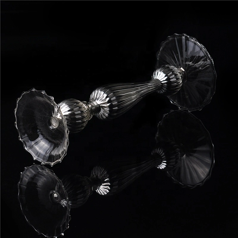 Glass candlesticks crystal globe candle holder borosilicate glass home decor