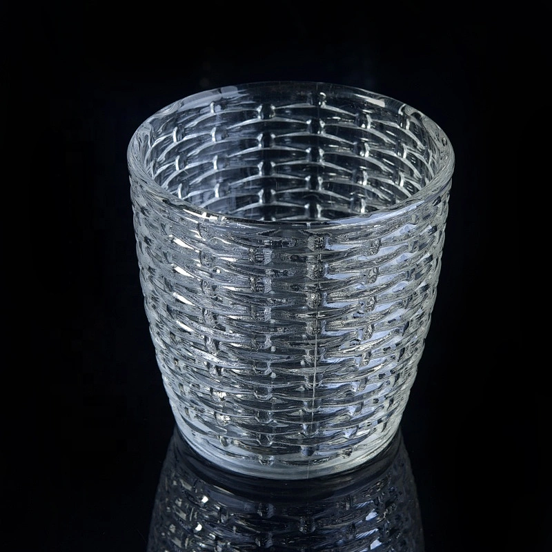 300ml Clear candle cup glass candle bottles home decoration