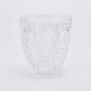 Customized engraving candle container votive glass candles jars scented wedding centerpieces in bulk