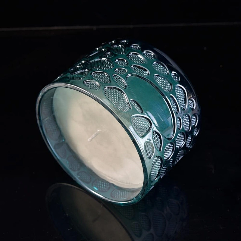 Luxury customised tea light glass candle jars 10oz