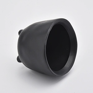 Round shape cute ceramic jars matte black candle holders wholesale
