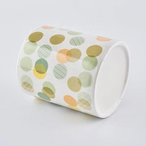 ceramic candle container for Mothers' Day
