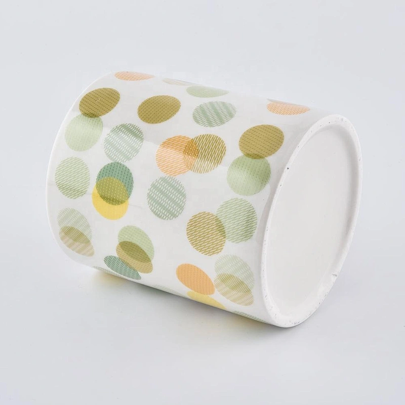 ceramic candle container for Mothers' Day