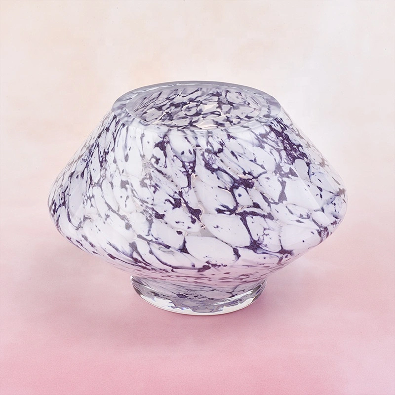 Luxury custom glass scented candle container wholesales