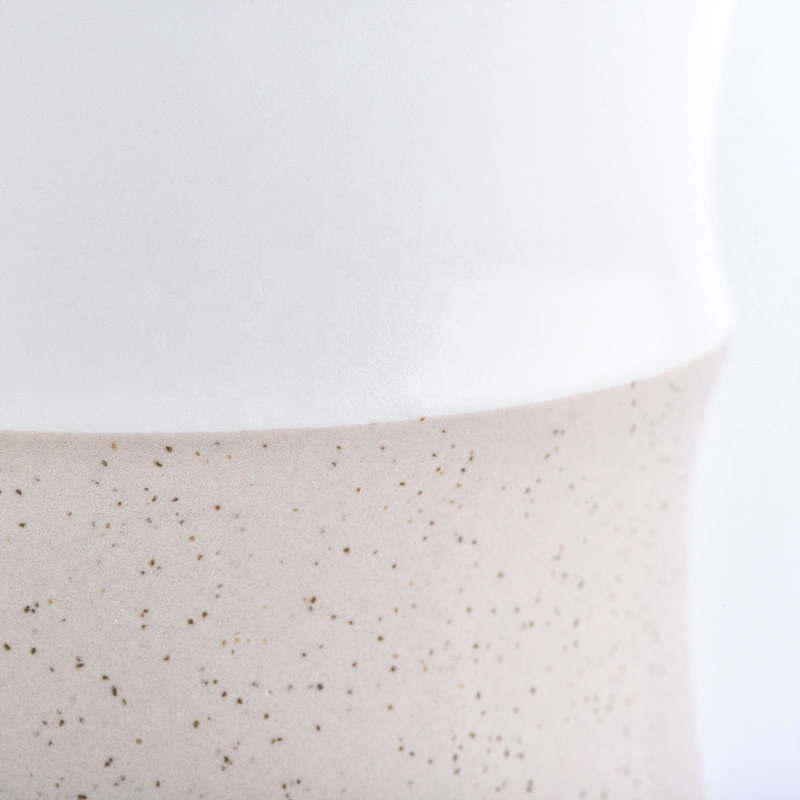 Wholesales white decorative empty ceramic candle holders