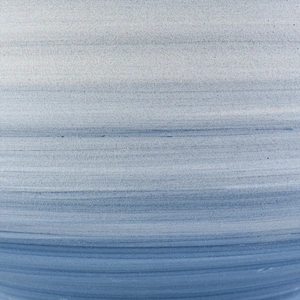 matte light blue glazed ceramic candle jars
