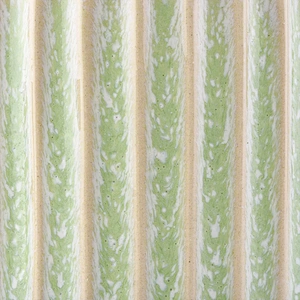 400ml Christmas Green striped ceramic candle jars church candle tin holder home decor