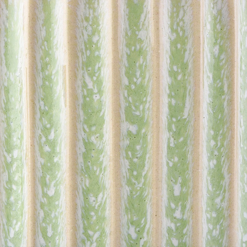 400ml Christmas Green striped ceramic candle jars church candle tin holder home decor