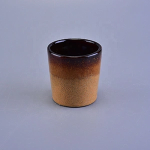 200ml Amber ceramic candle holder wholesales