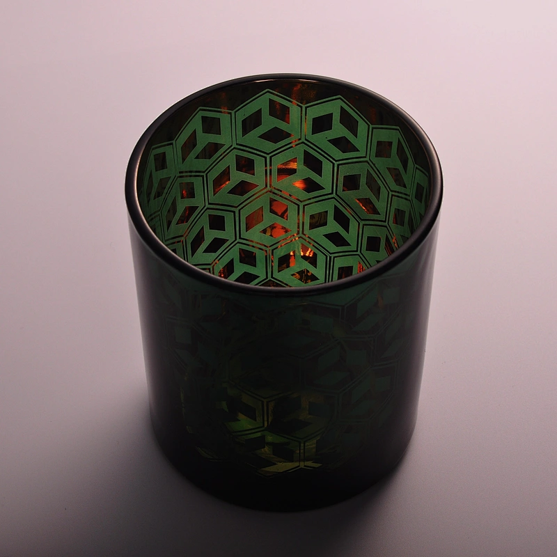 Sunny luxury decorative tealight crystal glass candle jar 6oz 8oz 10oz