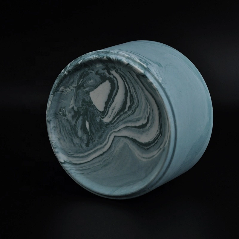 Home decoration vintage hurricane ceramic candle holder
