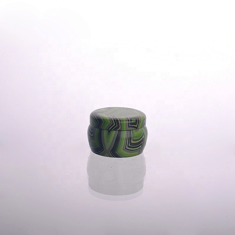 Vintage mini Metal Candle Jars Metal Container for cosmetic use wholesale