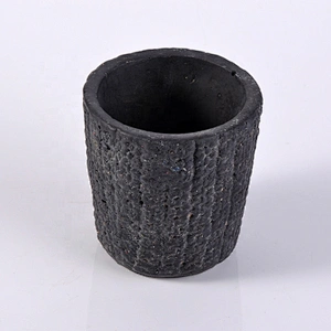 Hot sales Custom decorative grey black ceramic candle holder