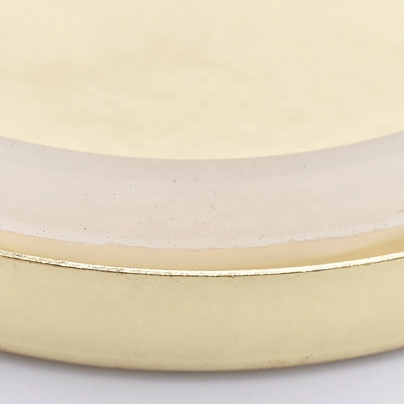 Tin Candle Holder Lids Silver Tin Covers for Jars Wholesales