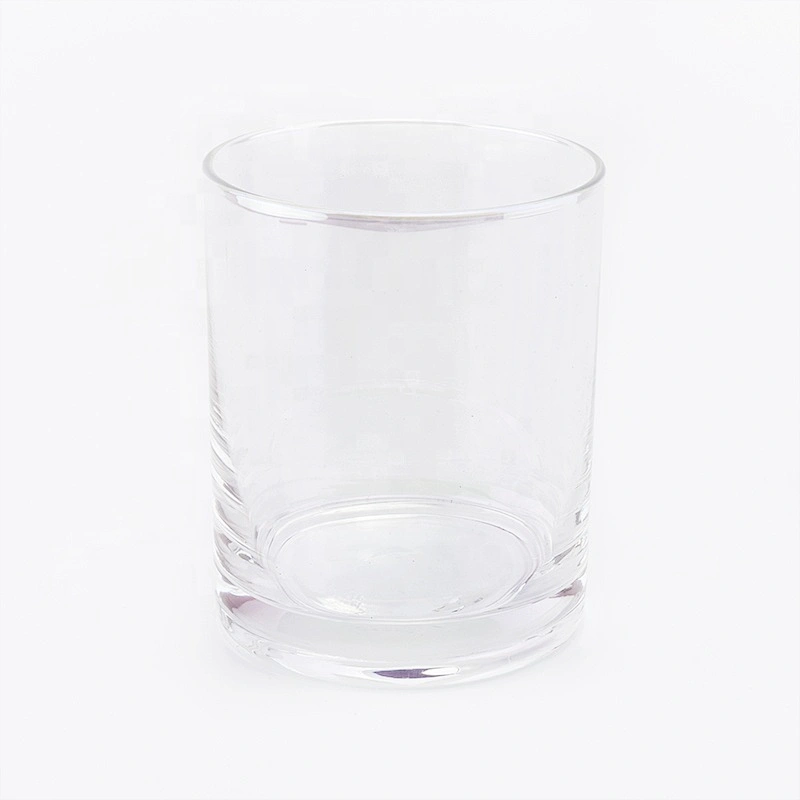 Clear candle vessel glass candle holder home decoration