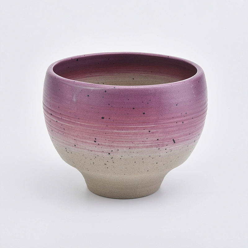 Indoor decorative tealight candle stick ceramic candle holder for home decor