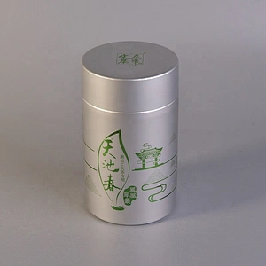 Luxury silver holder metal tea candle bottle with lid home decoration