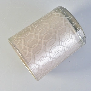 Hot sales tealight custom cylinder glass holder for candle making