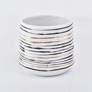 500ml Cylinder ceramic candle container handmade candle holder home decor