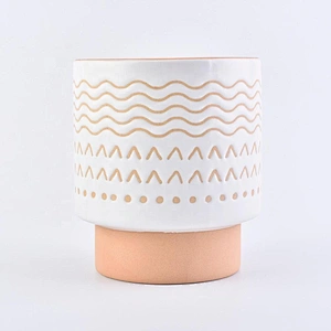 6oz 8oz 10oz Custom vintage ceramic candle holders