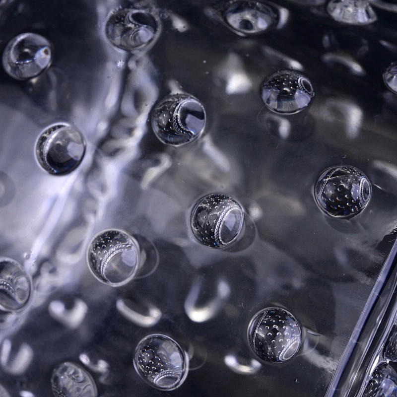 Sunny cylinder crystal decorative glass candle holder