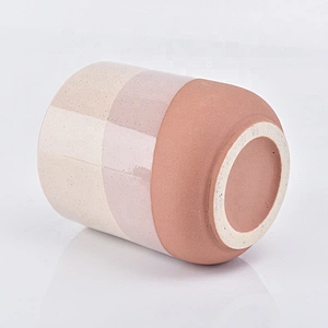 Matte ceramic candle tumbler table candle holder wholesales