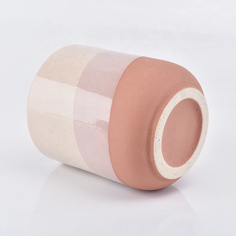 Matte ceramic candle tumbler table candle holder wholesales