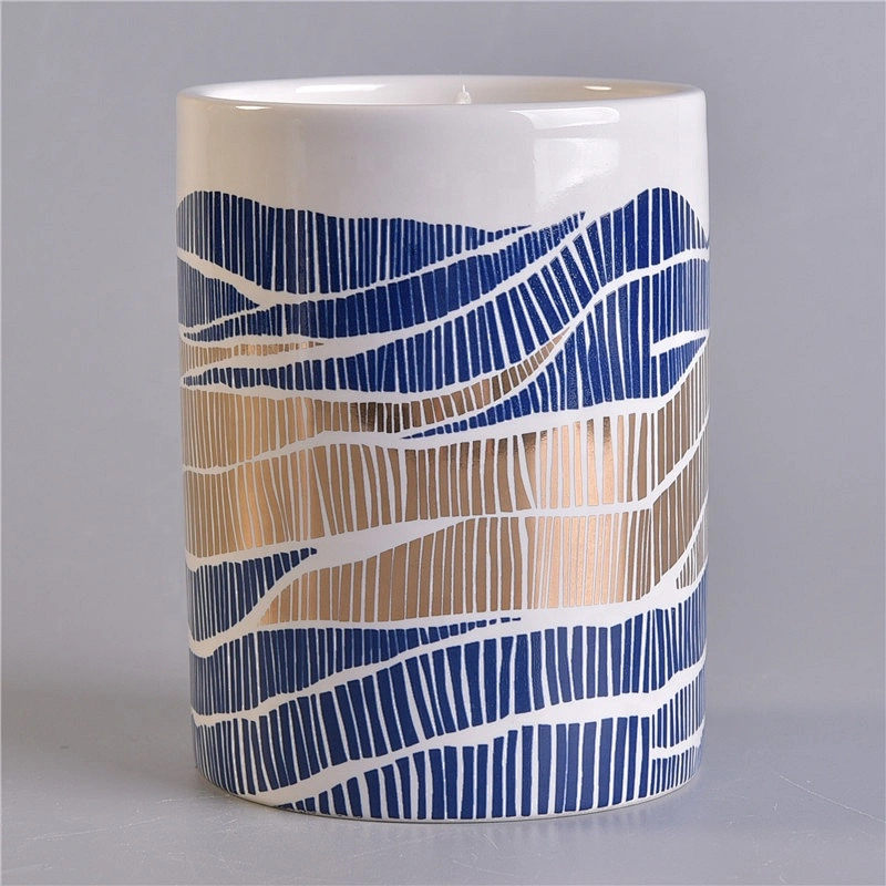Sunny Glassware design ceramic candle jars for  candle containers wedding decor