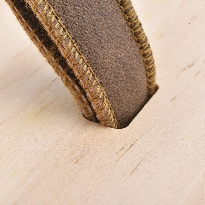 Wood Lid for Candle Jars with Leather Lifter Wholesales
