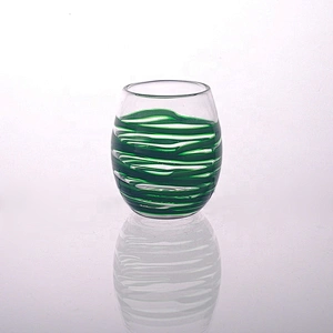 Wholesale crystal luxury glass candle jar 6oz 8oz
