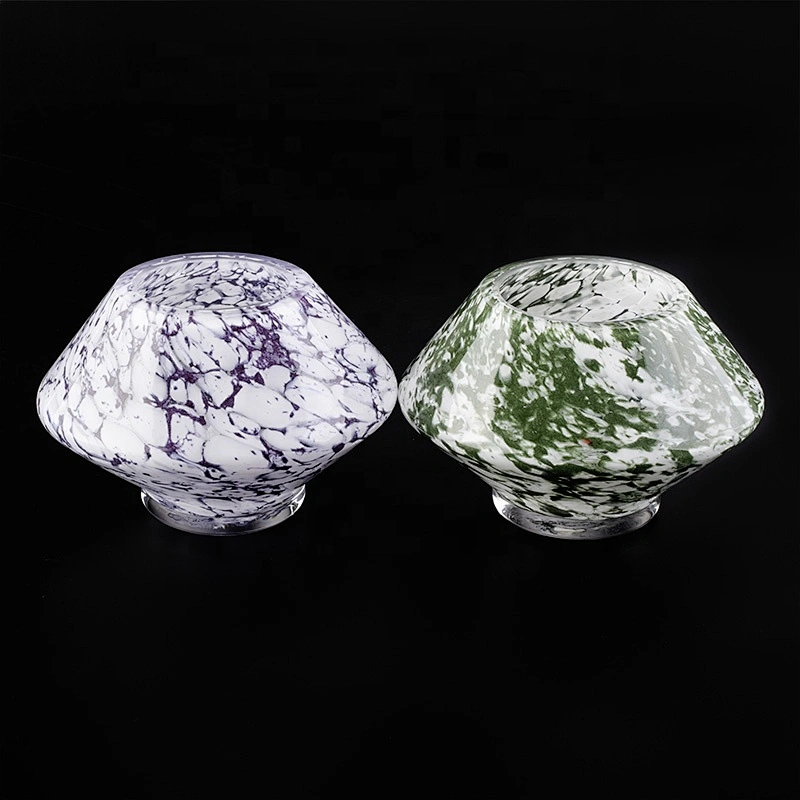 Luxury custom glass scented candle container wholesales