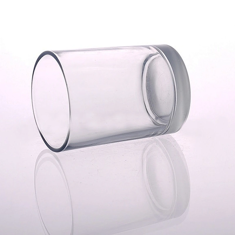 cylinder glass vessel for candles, 12 OZ candle jar