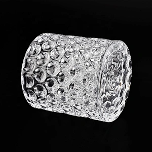 Clear customized votive candle vessel glass candle holder home decoration