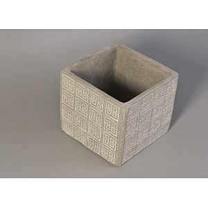 10oz 14oz 20oz luxury custom square cement candle holders