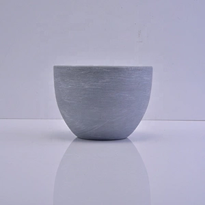 200ml Antique matte ceramic scented candle holder for home decor