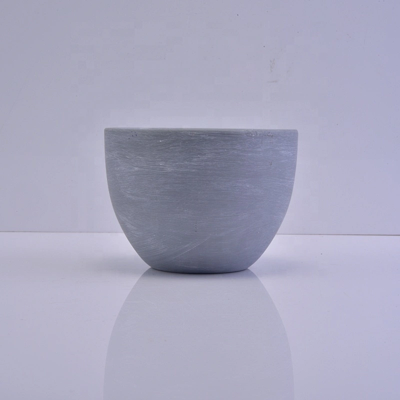 200ml Antique matte ceramic scented candle holder for home decor