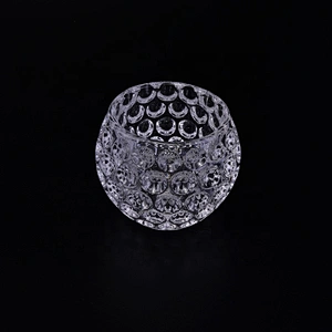 Sunny crystal votive empty  glass candle jars 6oz 8oz 10oz